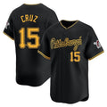 Boles P.Pirates #15 Oneil Cruz Player Black Home Limited Stitched Jerseys