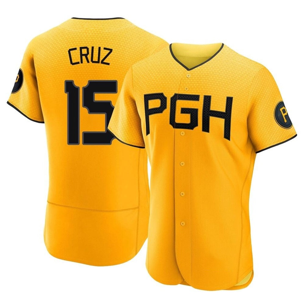 Boles P.Pirates #15 Oneil Cruz Player Gold City Connect Home Limited Elite Stitched Jerseys