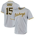 Boles P.Pirates #15 Oneil Cruz Player Gray Road Home Game Stitched Jerseys