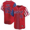 Boles P.Pirates #15 Oneil Cruz Player Red 2025 Independence Day Vapor Premier Limited Stitched Jerseys