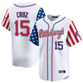 Boles P.Pirates #15 Oneil Cruz Player White 2025 Independence Day Vapor Premier Limited Stitched Jerseys