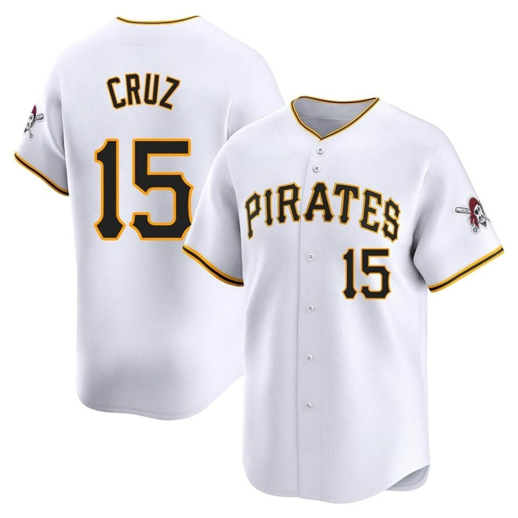 Boles P.Pirates #15 Oneil Cruz Player White Home Limited Stitched Jerseys