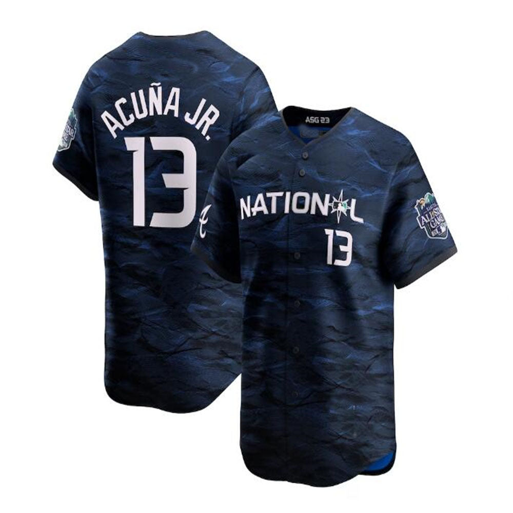 Boles A.Braves #13 Ronald Acuna Jr. National League 2023 All-Star Game Limited Player Jersey - Royal Personalized Jerseys