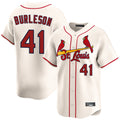 Boles  St. Louis Cardinals #41 Alec Burlesona Player Cream Home Limited Stitched Jerseys