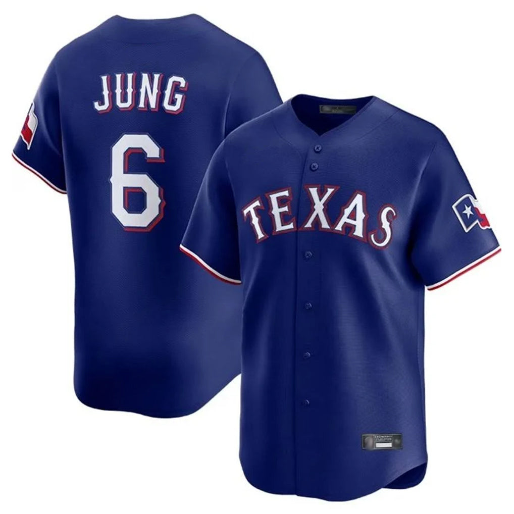 Boles  T.Rangers #6 Josh Jung Player Royal Home Limited Stitched Jerseys