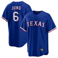Boles  T.Rangers #6 Josh Jung Player Royal Limited Home Stitched Jerseys