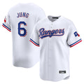 Boles  T.Rangers #6 Josh Jung Player White&Blue Home Limited Stitched Jerseys