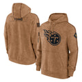 Boles T.Titans Brown Salute To Service Club Pullover Hoodies Home Game Blank Player Stitched Jerseys