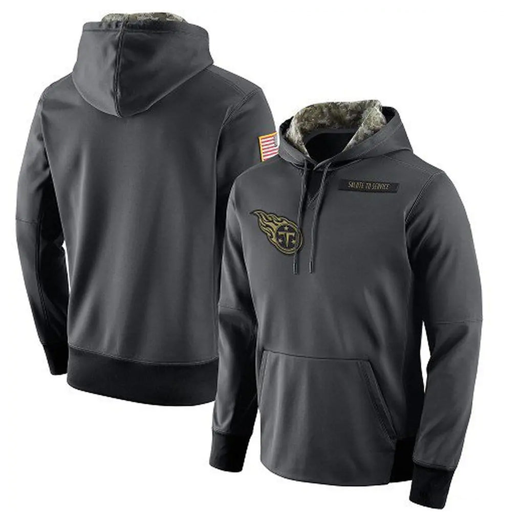 Boles T.Titans Light Gray Pullover Hoodies Home Game Blank Player Stitched Jerseys