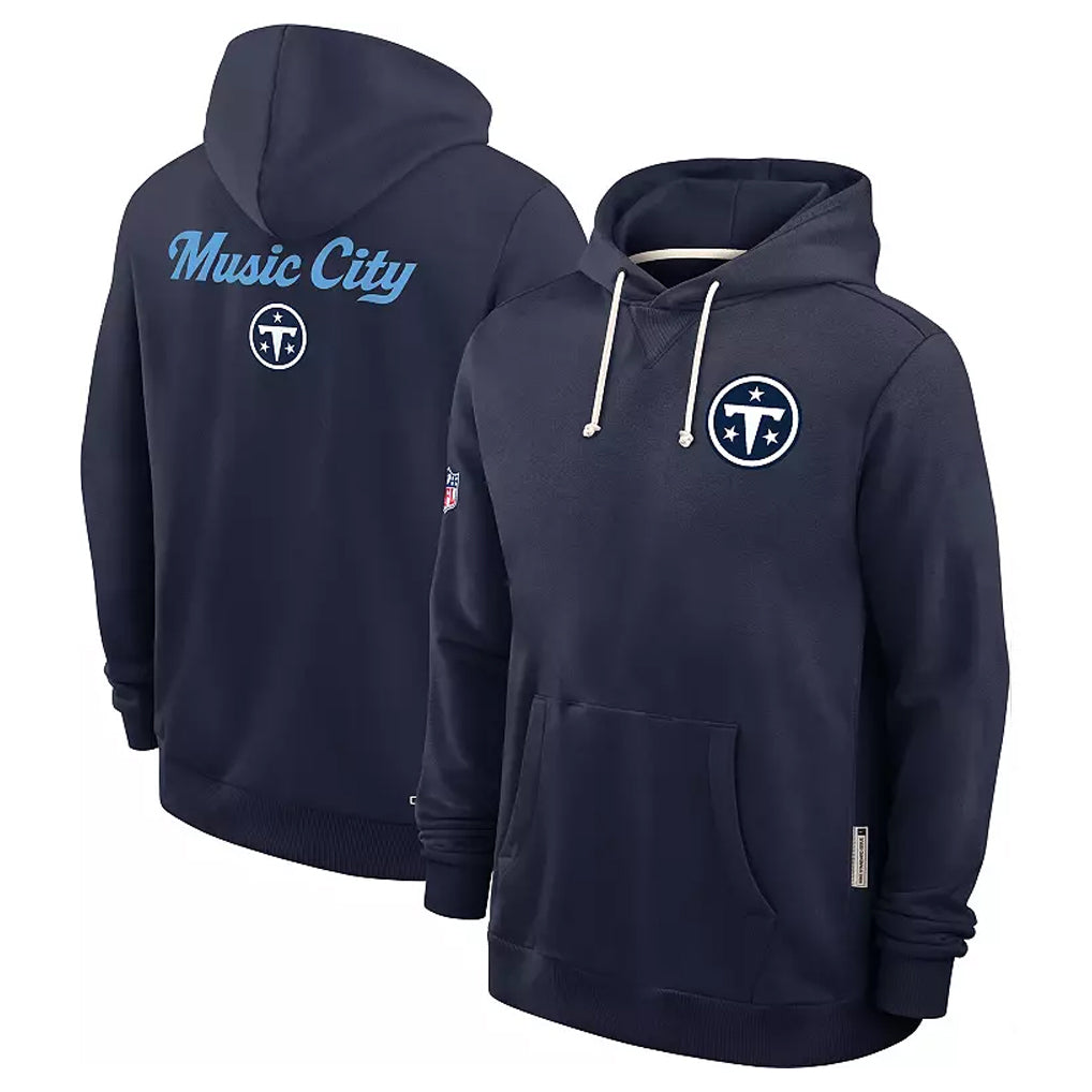 Boles T.Titans Navy Pullover Hoodies Home Game Blank Player Stitched Jerseys