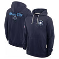 Boles T.Titans Navy Pullover Hoodies Home Game Blank Player Stitched Jerseys