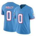 Boles T.Titans #0 Calvin Ridley Player Light Blue Limited Vapor F.U.S.E. Home Game Stitched Jerseys