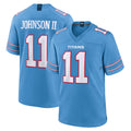 Boles T.Titans #11 Jermaine Johnson II Player Light Blue 2026 Game Home Stitched Jerseys