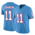 Boles T.Titans #11 Jermaine Johnson II Player Light Blue Limited Vapor F.U.S.E. Home Game Stitched Jerseys