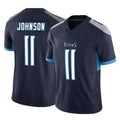 Boles T.Titans #11 Jermaine Johnson II Player Navy Limited Vapor F.U.S.E. Home Game Stitched Jerseys