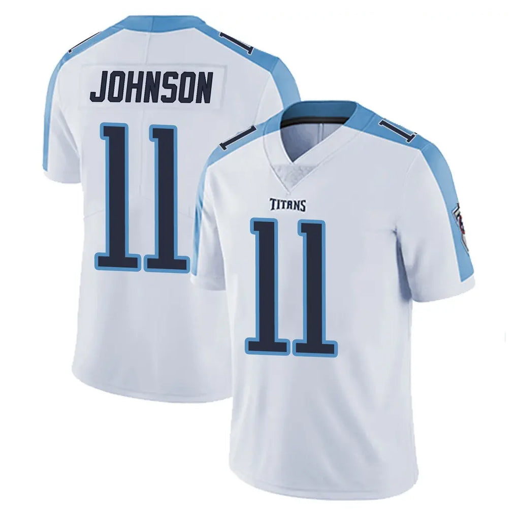 Boles T.Titans #11 Jermaine Johnson II Player White Limited Vapor Untouchable Home Game Stitched Jerseys