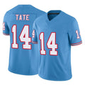 Boles T.Titans #14 Carnell Tate Player Light Blue Limited Vapor F.U.S.E. Home Game Stitched Jerseys