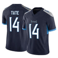 Boles T.Titans #14 Carnell Tate Player Navy Limited Vapor F.U.S.E. Home Game Stitched Jerseys