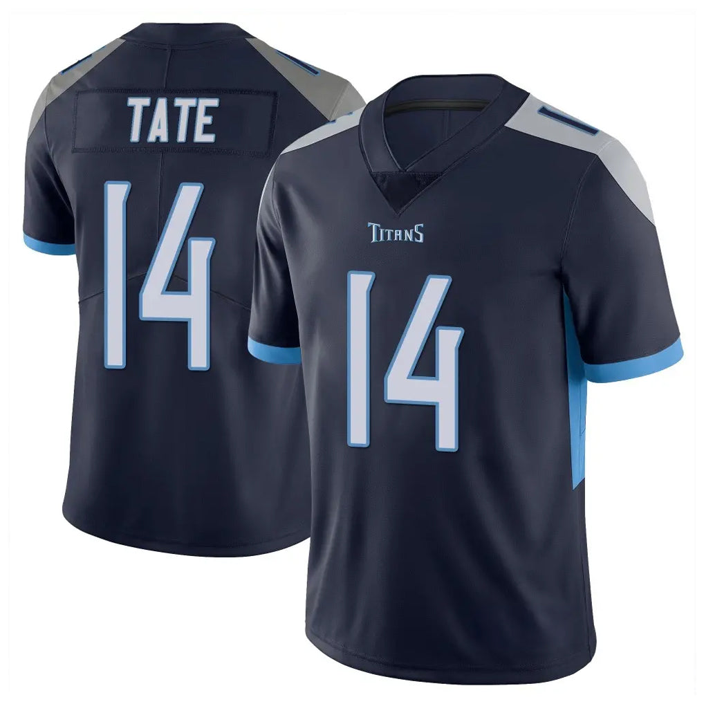 Boles T.Titans #14 Carnell Tate Player Navy Limited Vapor Untouchable Home Game Stitched Jerseys
