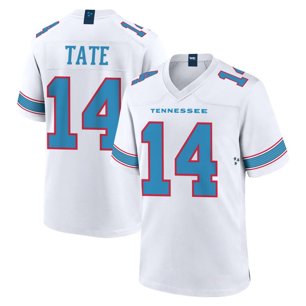 Boles T.Titans #14 Carnell Tate Player White 2026 Game Home Stitched Jerseys