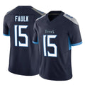 Boles T.Titans #15 Keldric Faulk Player Navy Limited Vapor F.U.S.E. Home Game Stitched Jerseys