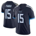 Boles T.Titans #15 Keldric Faulk Player Navy Limited Vapor Untouchable Home Game Stitched Jerseys