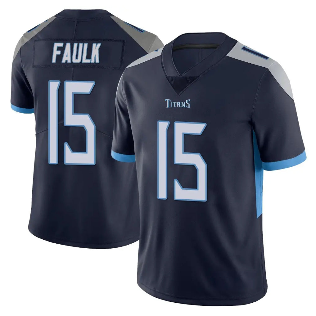 Boles T.Titans #15 Keldric Faulk Player Navy Limited Vapor Untouchable Home Game Stitched Jerseys