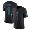 Boles T.Titans #1 Cam Ward Player Black Impact Limited Home Game Stitched Jerseys