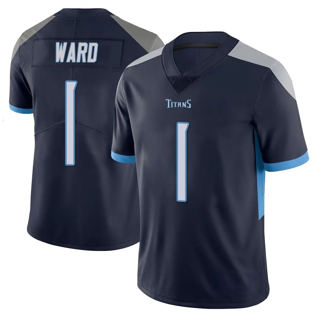 Boles T.Titans #1 Cam Ward Player Navy Limited Vapor Untouchable Home Game Stitched Jerseys