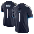Boles T.Titans #1 Cam Ward Player Navy Limited Vapor Untouchable Home Game Stitched Jerseys