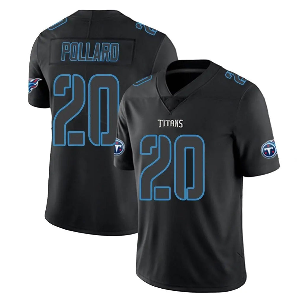 Boles T.Titans #20 Tony Pollard Player Black Impact Limited Home Game Stitched Jerseys