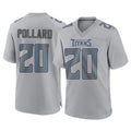 Boles T.Titans #20 Tony Pollard Player Gray Atmosphere Fashion Home Game Stitched Jerseys
