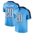 Boles T.Titans #20 Tony Pollard Player Light Blue Limited Color Rush Home Game Stitched Jerseys