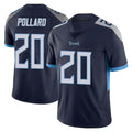 Boles T.Titans #20 Tony Pollard Player Navy Limited Vapor Untouchable Home Game Stitched Jerseys