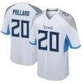 Boles T.Titans #20 Tony Pollard Player White Home Game Stitched Jerseys