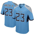 Boles T.Titans #23 Kevin Winston Jr. Player Light Blue Home Game Stitched Jerseys