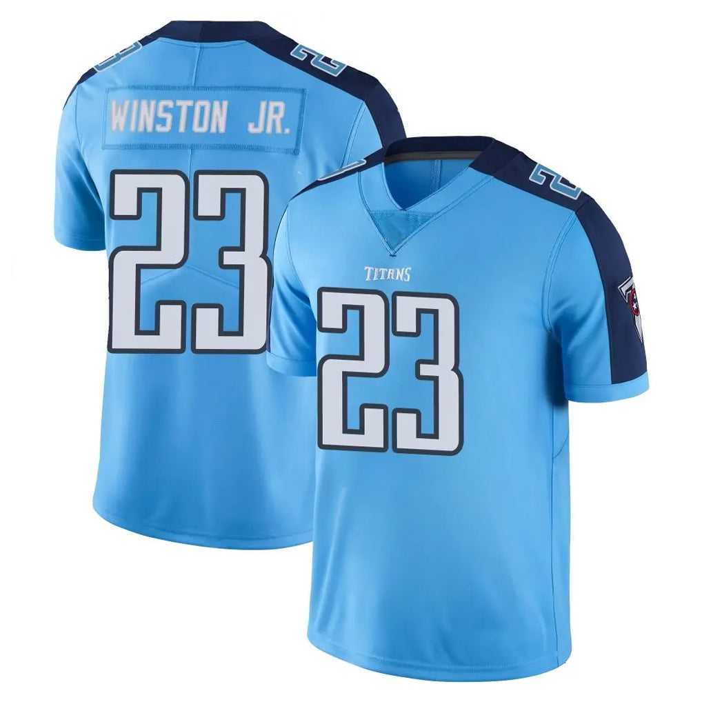 Boles T.Titans #23 Kevin Winston Jr. Player Light Blue Limited Color Rush Home Game Stitched Jerseys