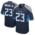 Boles T.Titans #23 Kevin Winston Jr. Player Navy Home Game Stitched Jerseys