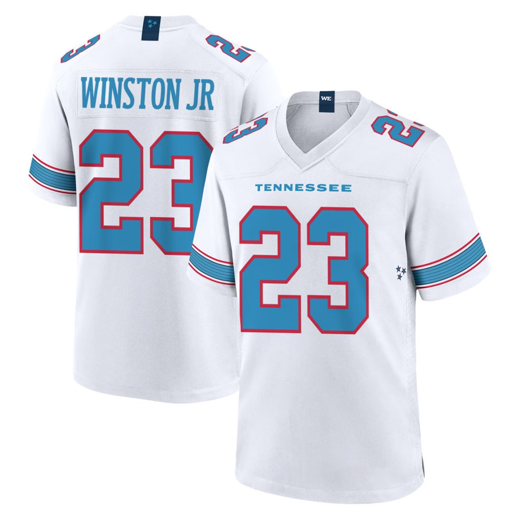 Boles T.Titans #23 Kevin Winston Jr. Player White 2026 Game Home Stitched Jerseys