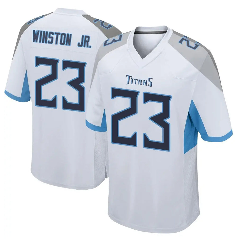 Boles T.Titans #23 Kevin Winston Jr. Player White Home Game Stitched Jerseys