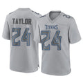 Boles T.Titans #24 Alontae Taylor Player Gray Atmosphere Fashion Home Game Stitched Jerseys
