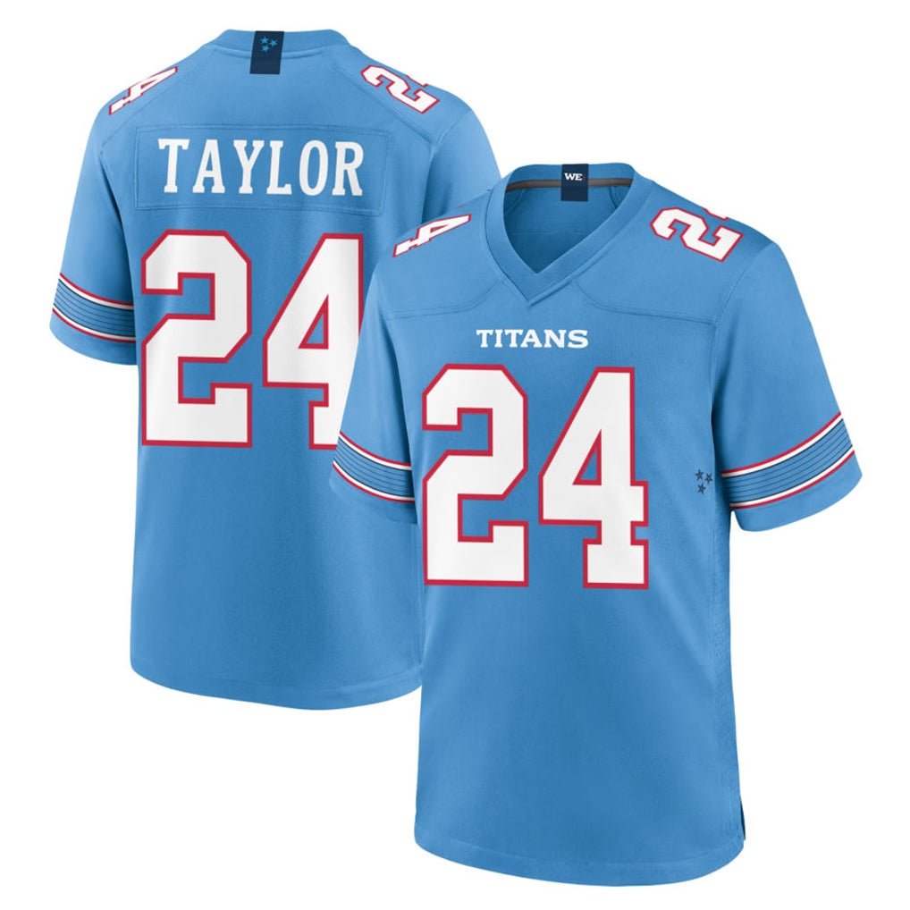 Boles T.Titans #24 Alontae Taylor Player Light Blue 2026 Game Home Stitched Jerseys