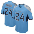 Boles T.Titans #24 Alontae Taylor Player Light Blue Home Game Stitched Jerseys