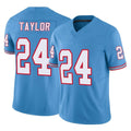 Boles T.Titans #24 Alontae Taylor Player Light Blue Limited Vapor F.U.S.E. Home Game Stitched Jerseys