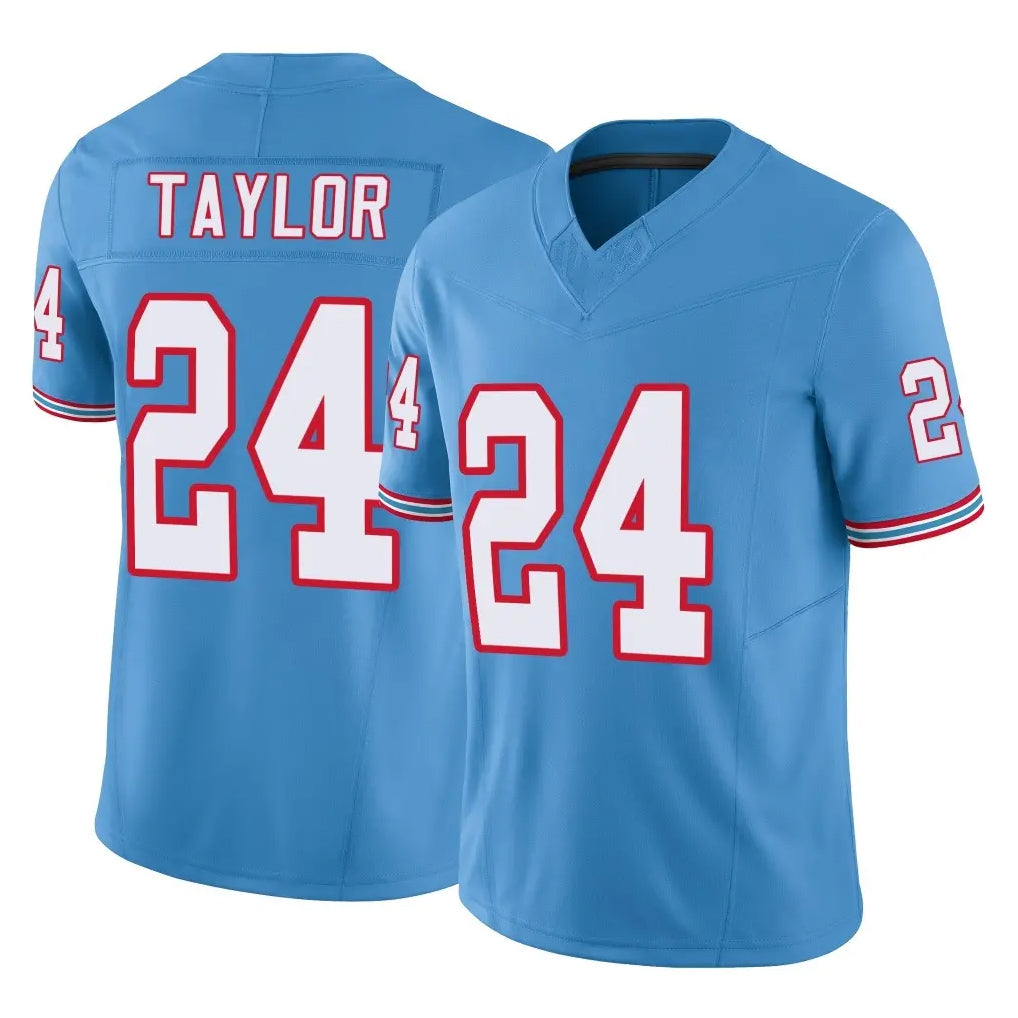 Boles T.Titans #24 Alontae Taylor Player Light Blue Limited Vapor F.U.S.E. Home Game Stitched Jerseys