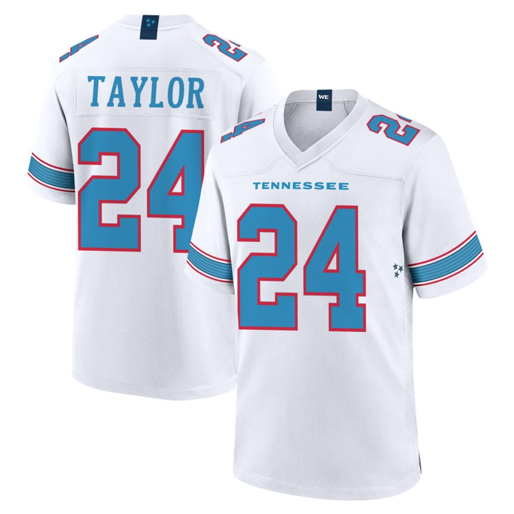 Boles T.Titans #24 Alontae Taylor Player White 2026 Game Home Stitched Jerseys