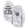 Boles T.Titans #26 Marcus Harris Player Camo Arctic Salute to Service Pullover Hoodies Home Game Stitched Jerseys