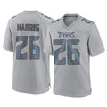 Boles T.Titans #26 Marcus Harris Player Gray Atmosphere Fashion Home Game Stitched Jerseys
