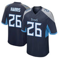 Boles T.Titans #26 Marcus Harris Player Navy Home Game Stitched Jerseys