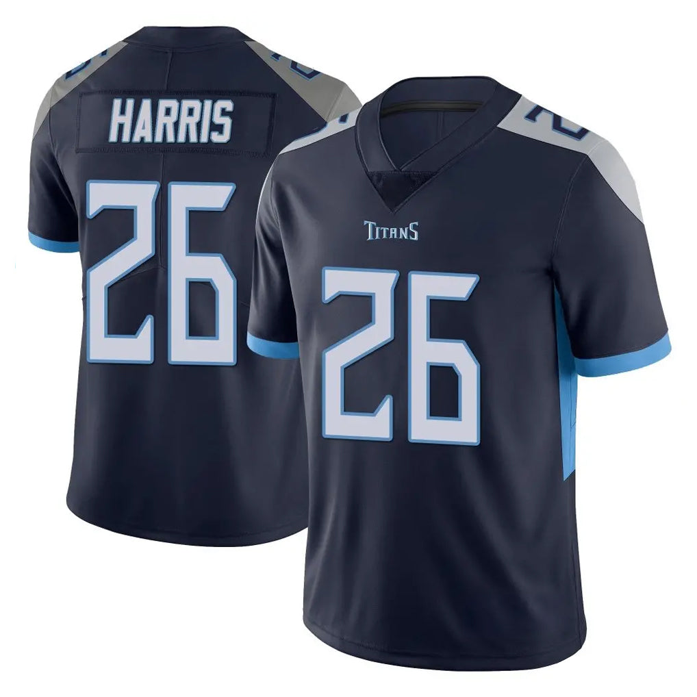 Boles T.Titans #26 Marcus Harris Player Navy Limited Vapor Untouchable Home Game Stitched Jerseys
